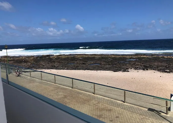 Apartament Casa Anclada En La Santa- 4 Frente Al Mar- 1ª Linea Solarium