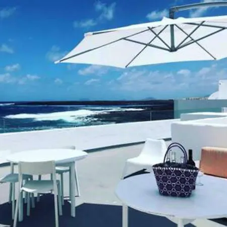 Appartement Casa Anclada En La Santa- 4 Frente Al Mar- 1ª Linea Solarium