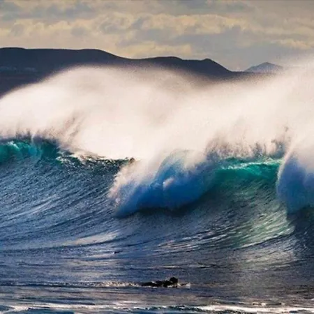 アパート Casa Anclada En La Santa- 4 Frente Al Mar- 1ª Linea Solarium ラ・サンタ