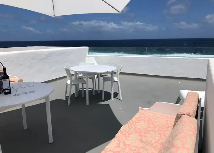 Διαμέρισμα Casa Anclada En La Santa- 4 Frente Al Mar- 1ª Linea Solarium *